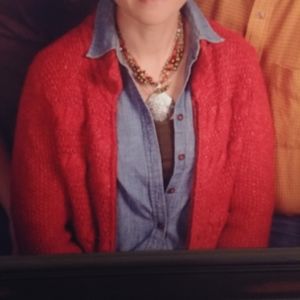 J.Jill Double Zip Cardigan